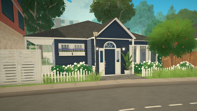 Blue suburban-ish