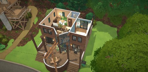 Modern nature inspired house