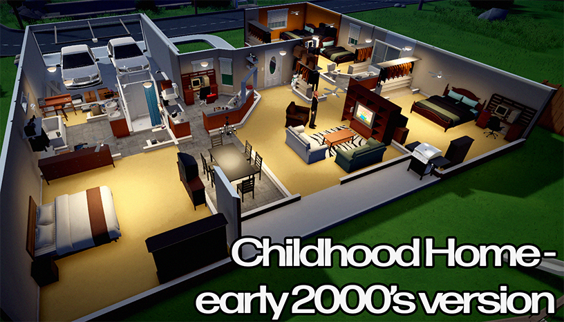 My Childhood Home - Early 2000s (4 bed/2 bath)