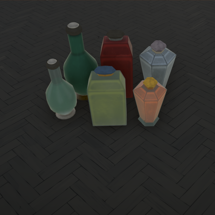 Just a bottle and flasks_RF