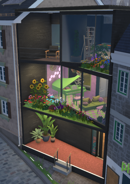single modern para townhouse