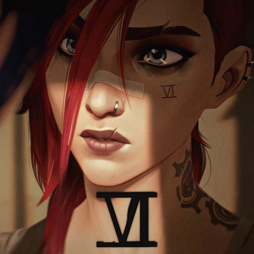 vi's face tattoo (arcane)