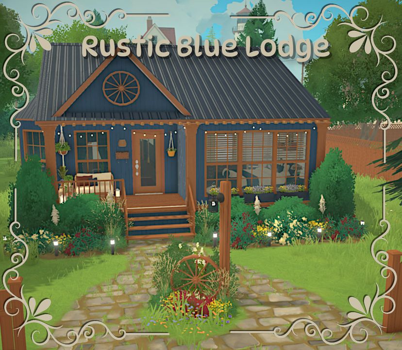 Rustic Blue Lodge