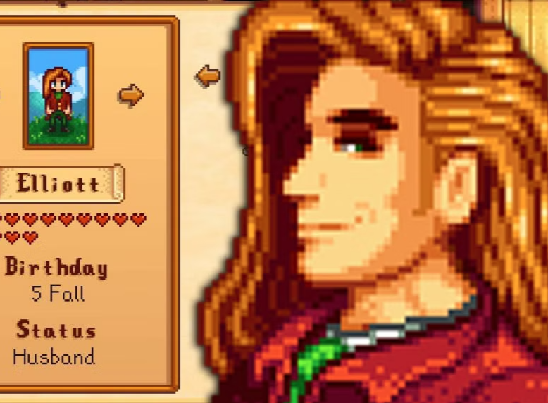 Elliott from Stardew Valley