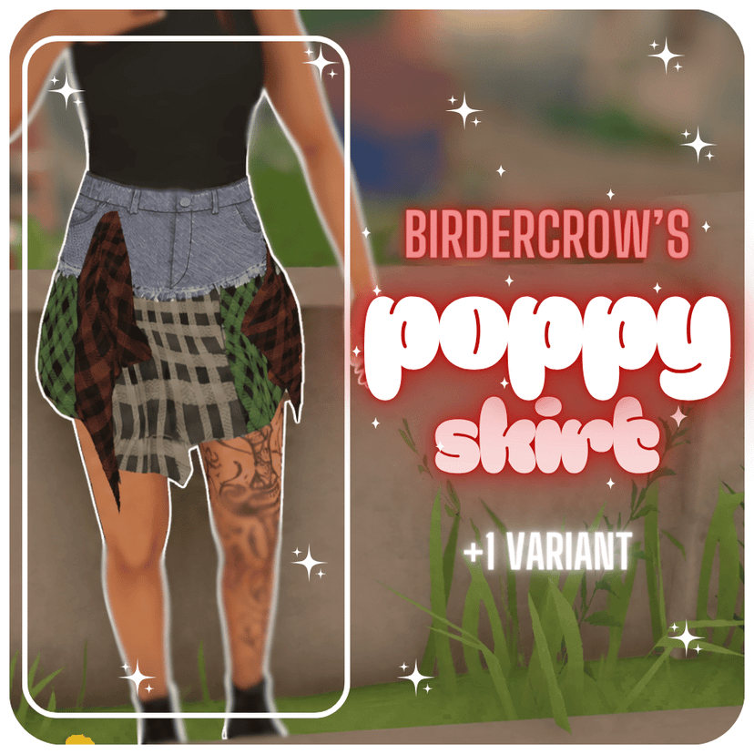 [birdercrow] Poppy Skirt