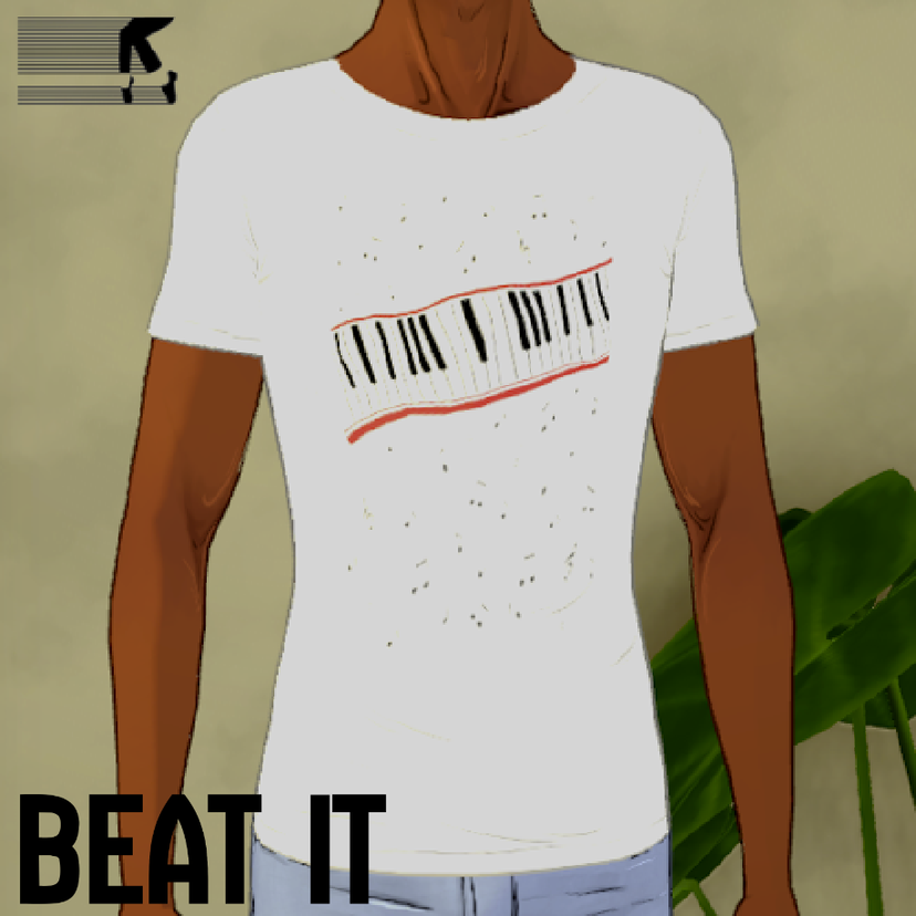 Beat It Piano Shirt (Michael Jackson)