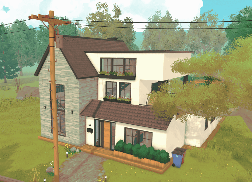 Small modern house
