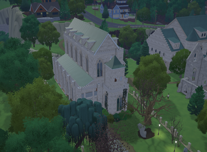 [Vanilla] White - Gothic Style Castle / Manor