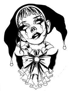 Clown Girl Tattoo