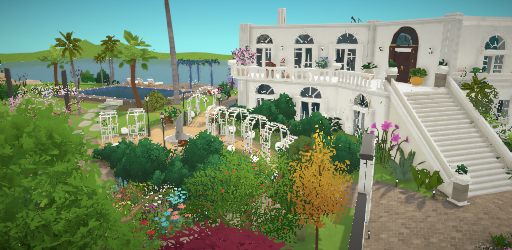 mansion over the sea