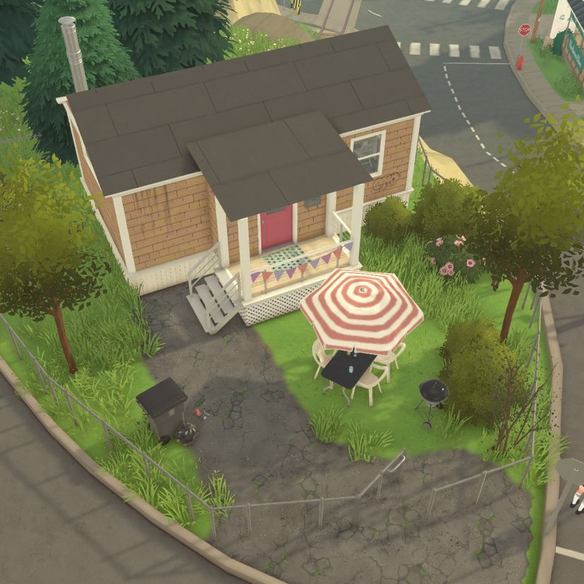 Tiny Pink Mobile Home