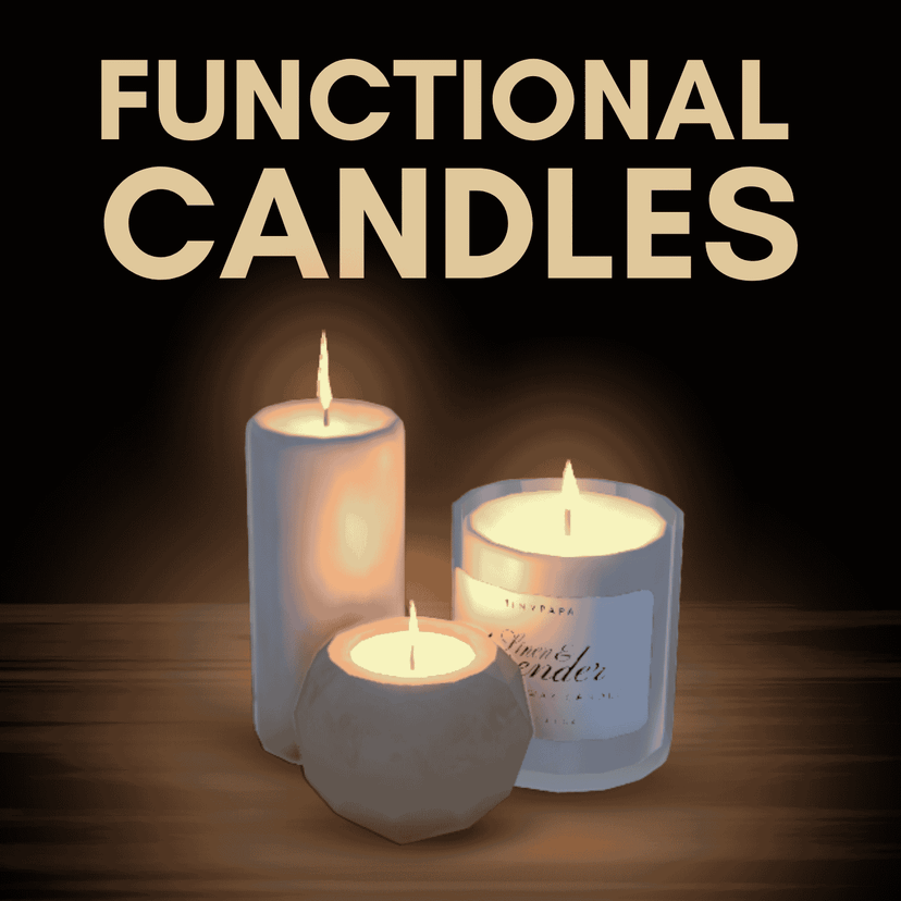[tinypapa] Functional Candles