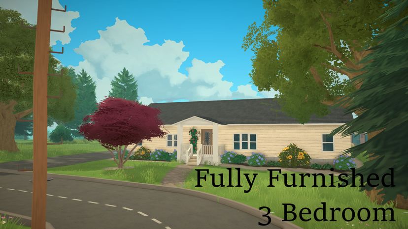 3br 2ba Fully Furnished Ranch w/ empty barn Real home
