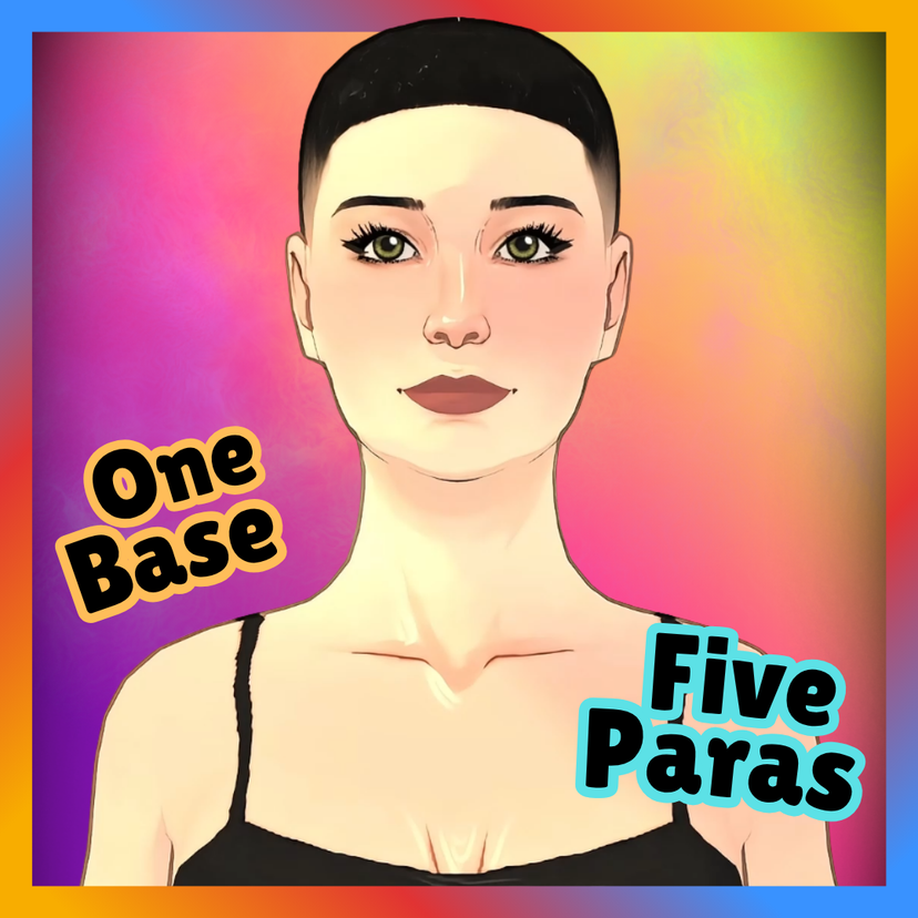 1 base, 5 paras | Female Version