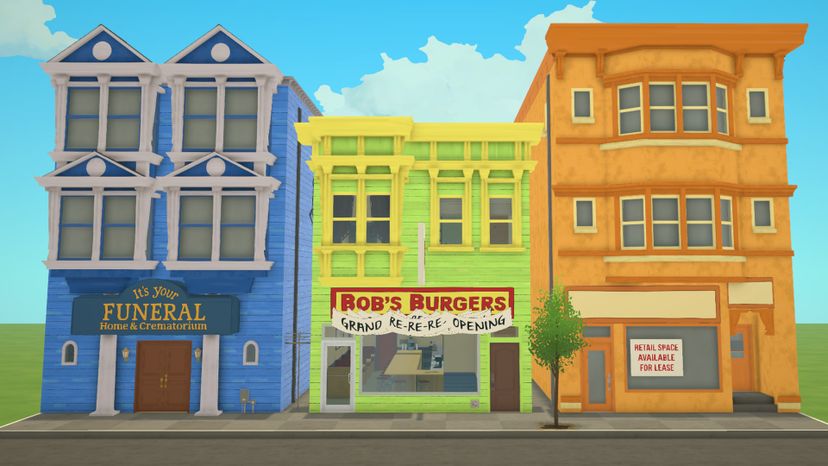 Bob's Burgers + Mort's Crematorium and The Store Next Door