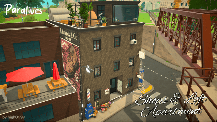 Shops & Loft Apartment