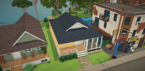 Yellow cozy cottage unfurnished