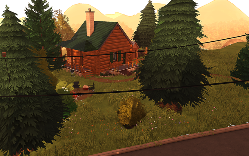 Cozy Cabin In Woods
