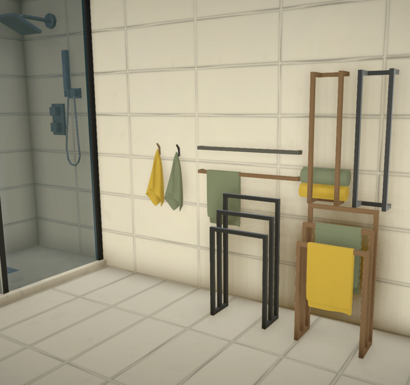 Towels and Towel Racks