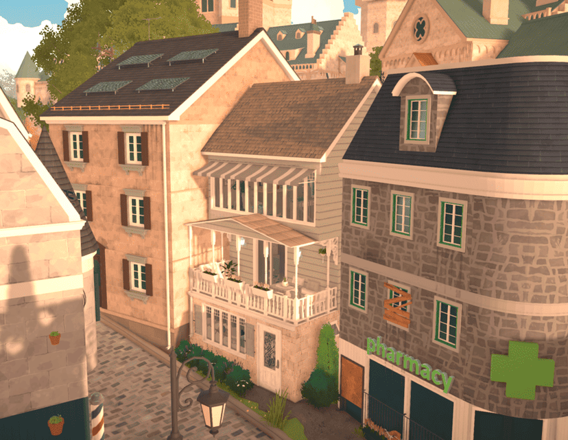 Painters cute townhouse