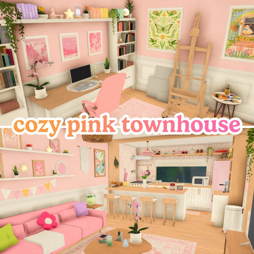 Cozy Pink Townhouse (CC)