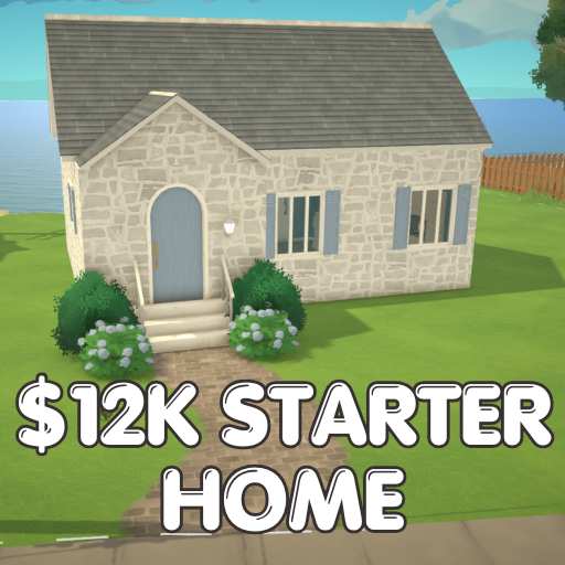 Blue Pastel Cottage Starter Home