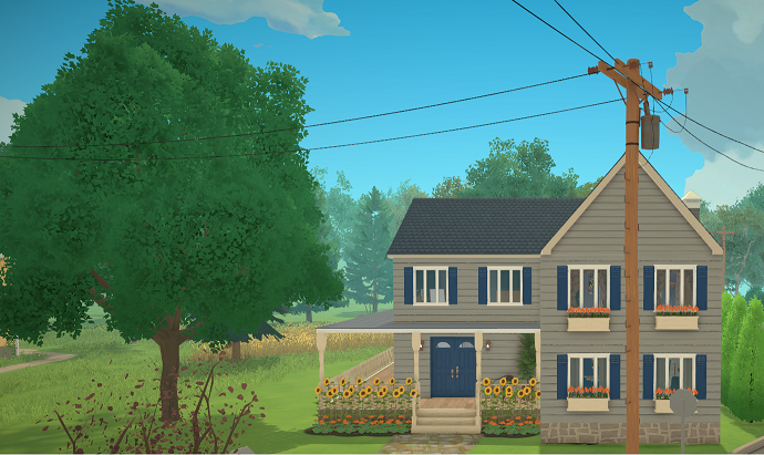 Blue Farmhouse