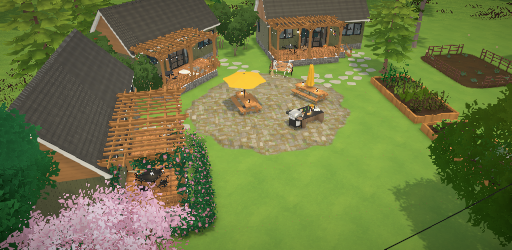 Woodland cottage trio