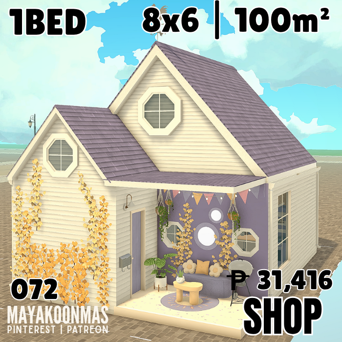 072 HOUSE 1BED 8X6