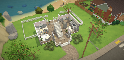 Lovely Pink & Grey House