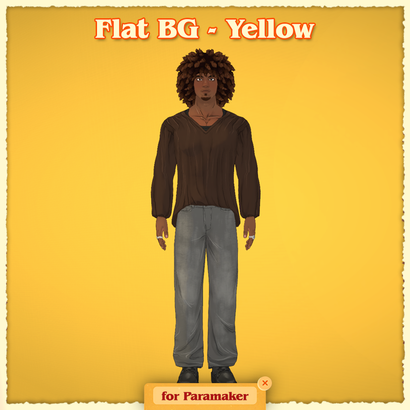 [vyx] PAM BG - Flat Yellow