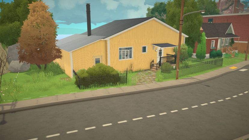 yellow house