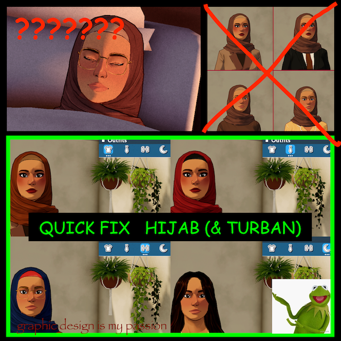 Hijab and turban quick fix