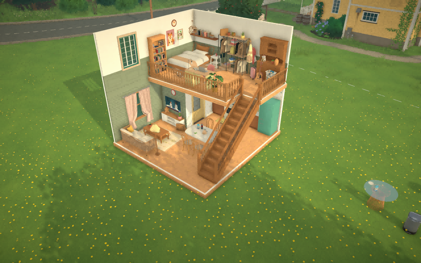 green matchbox house