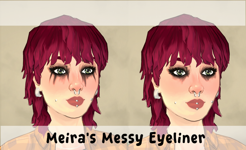 [Meira]Messy Make-up