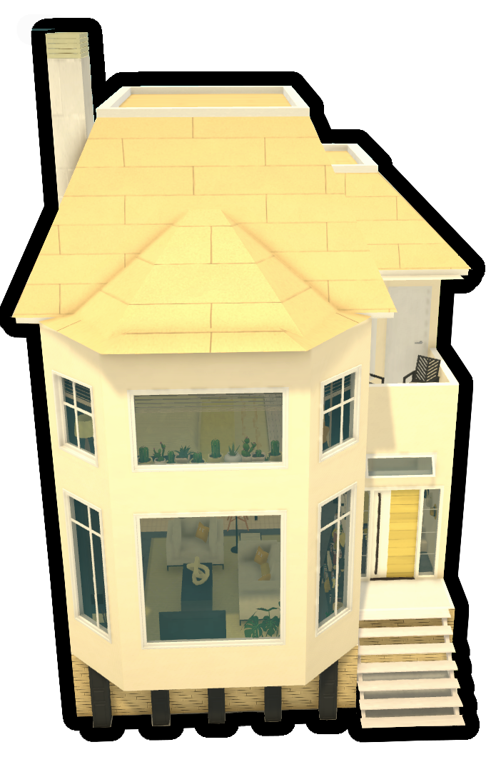 Yellow Minimalist Townhouse