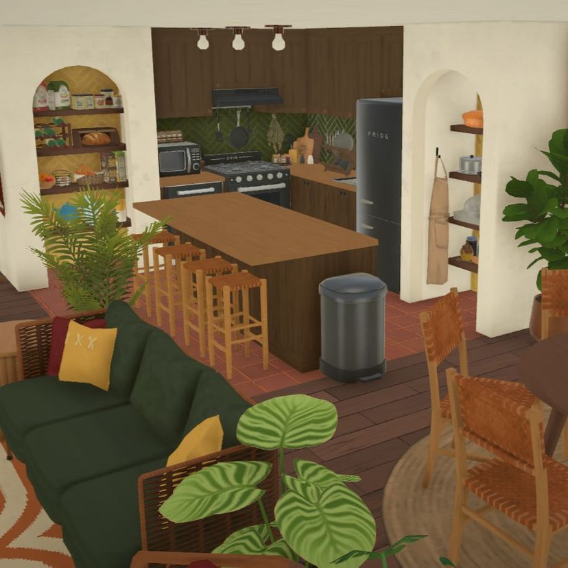 Adobe Style Terra Cotta 3 Bedroom