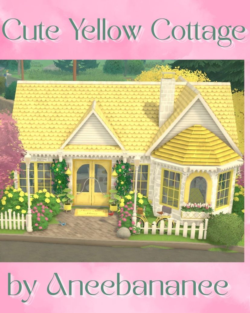 Cute Yellow Cottage Home