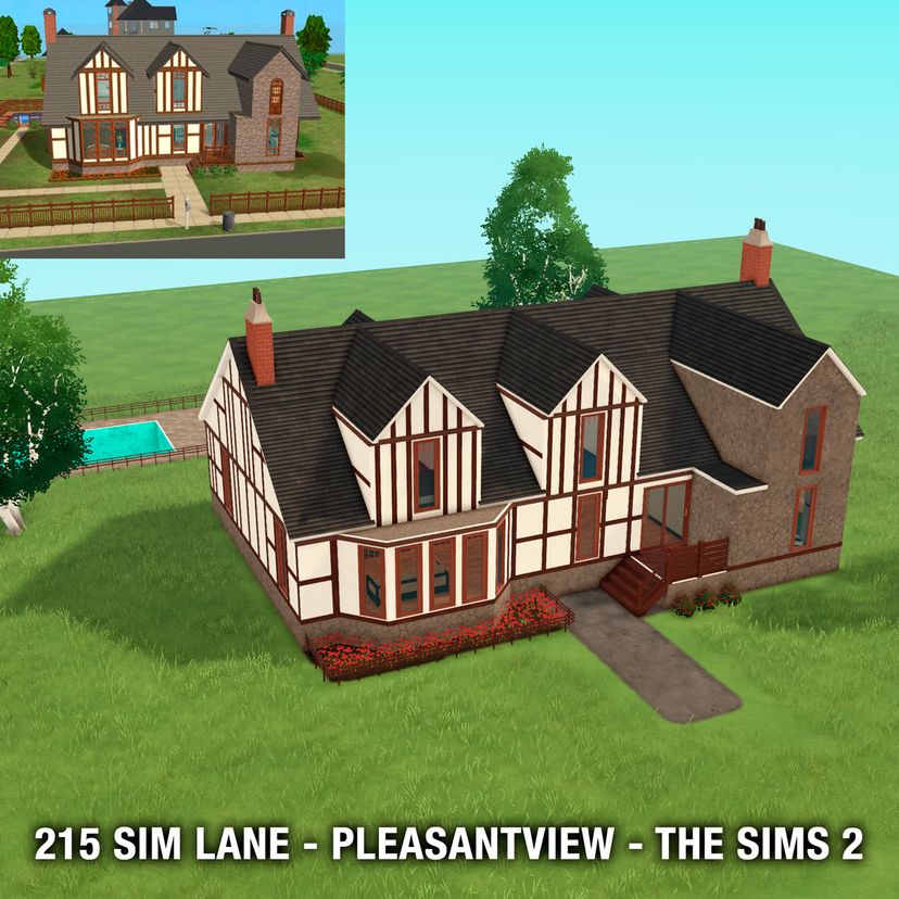 215 Sim Lane - Pleasantview - The Sims 2