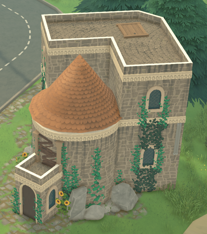 Old Emty Corner Tower
