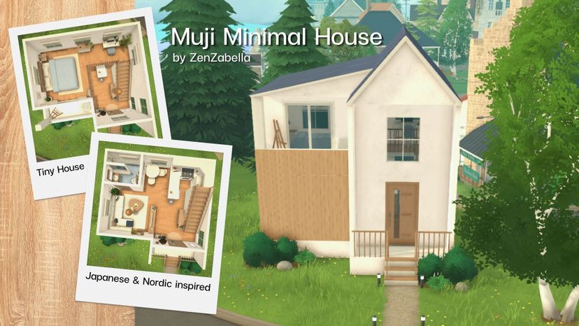 Muji Japanese & Nordic Tiny Minimal House (No CC)