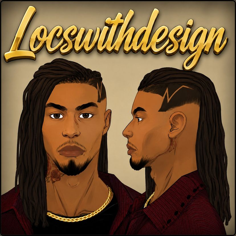 Locs with design