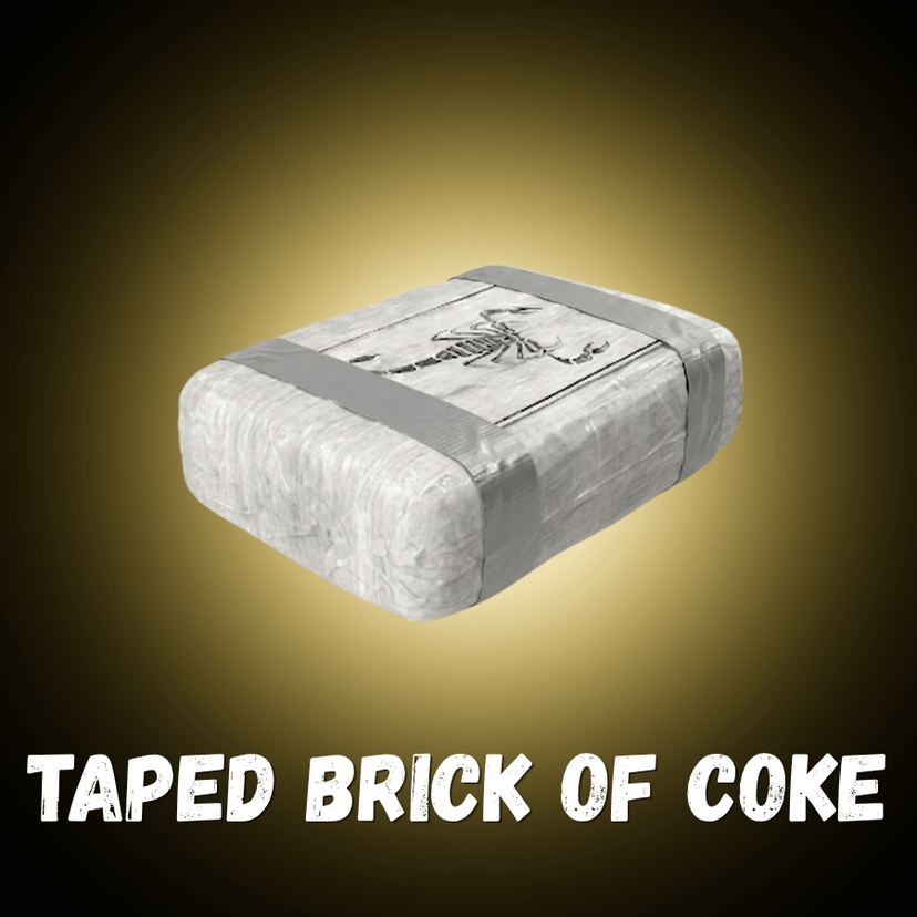 Taped Brick of Coke
