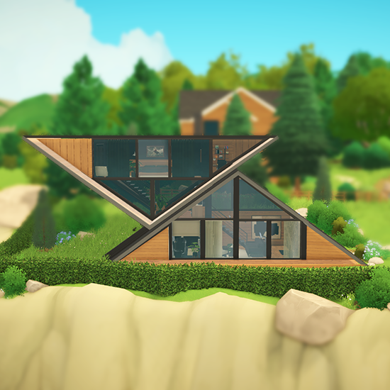 A-Frame House with a Twist