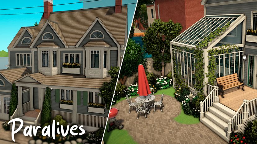 Cute Suburban House - PlumbobKingdom