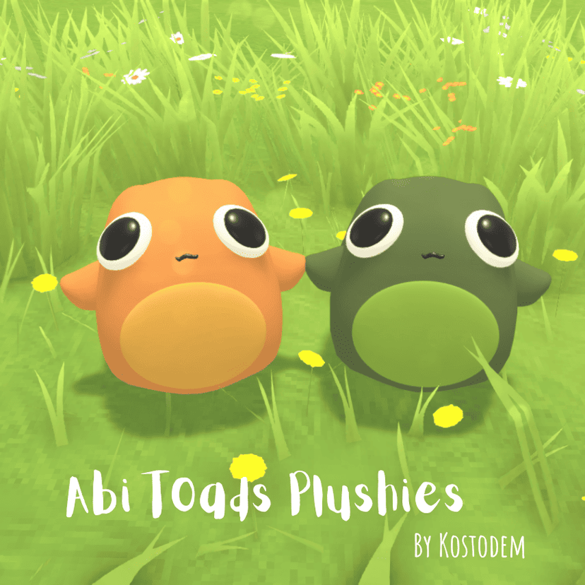 Abi Toads Plushies