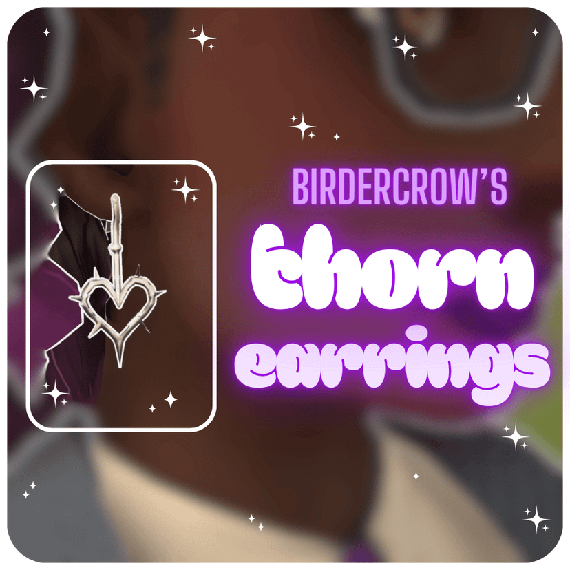 [birdercrow] Thorn Earrings