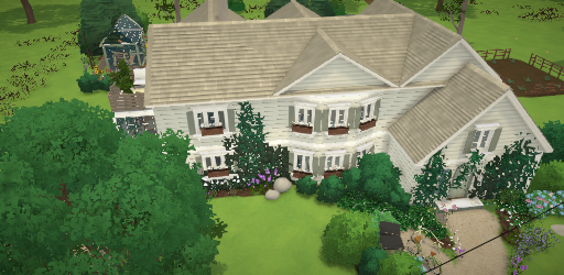 Family home with cottage garden
