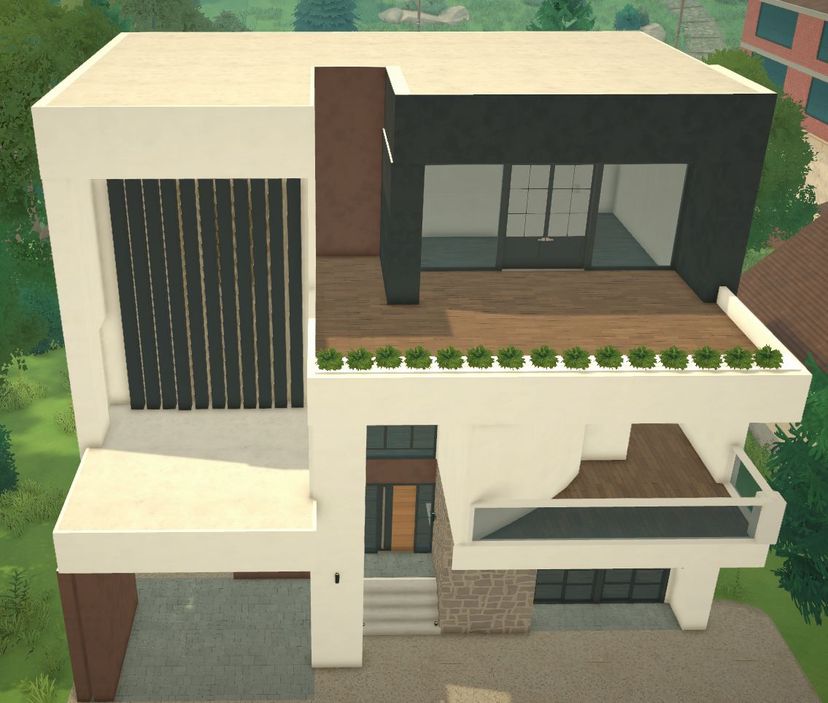 Modern 3 story house