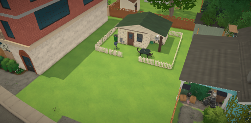Small House With Fence